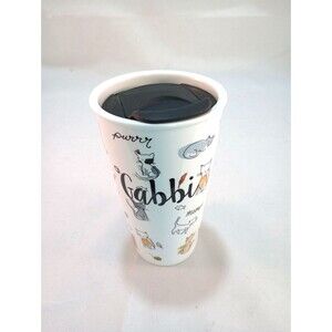 Cute Cat & Kitten Travel Mug – 16 oz. Ceramic with Lid (To-Go Style)